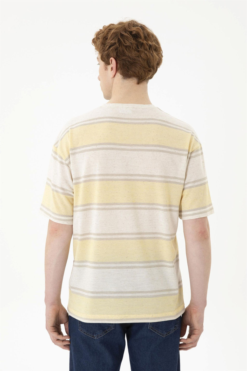 Мужская шафрановая футболка - U.s. polo assn фото 5