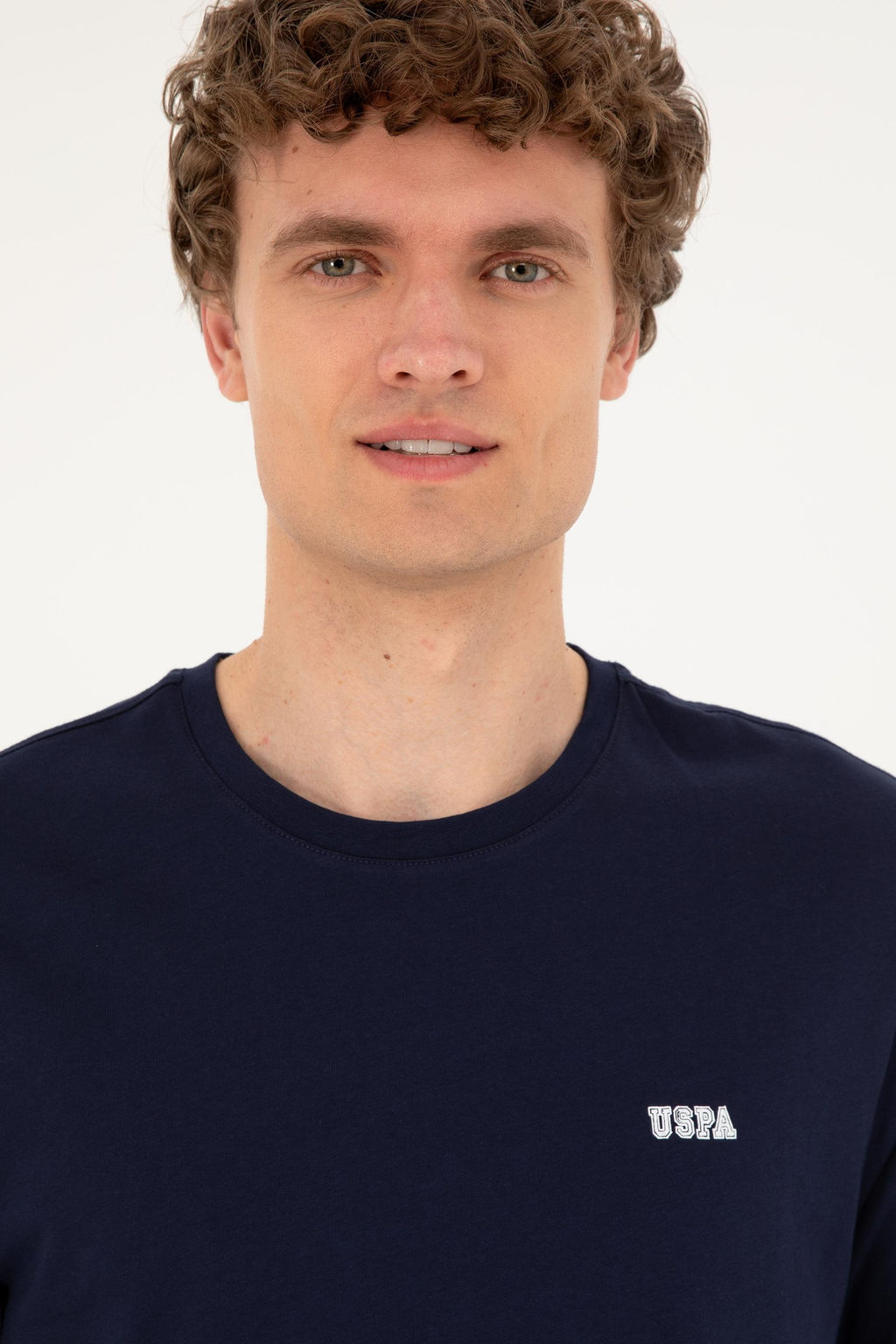 Футболка мужская U.S. Polo Assn. тёмно-синяя хлопок  фото 2