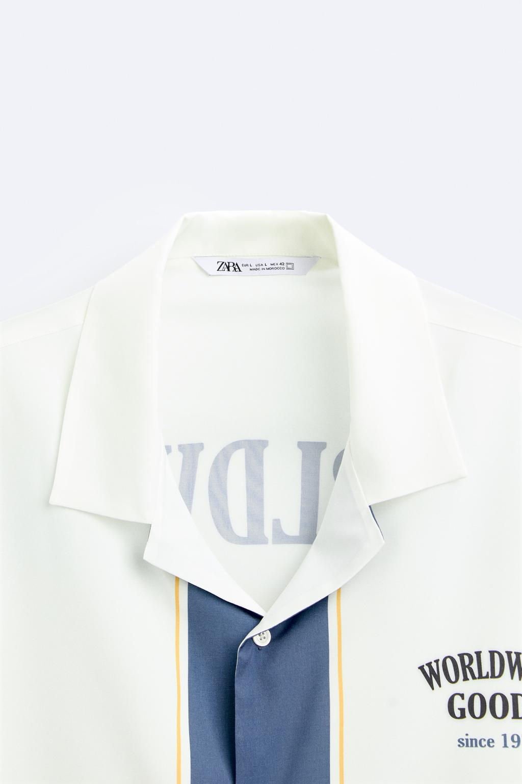 CONTRAST SATIN SHIRT - Zara фото 8