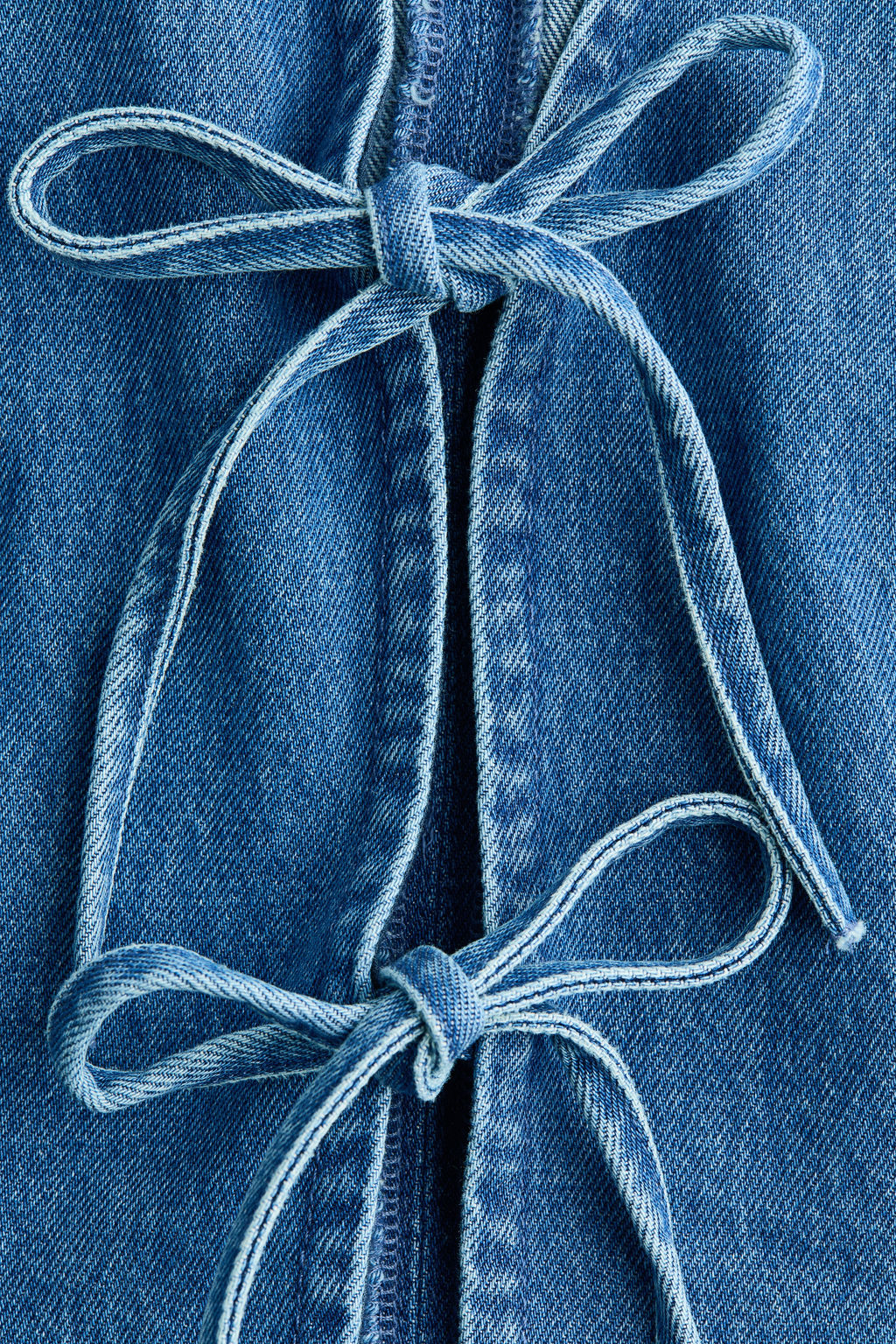 Chaleco denim con lazadas - H&m фото 3