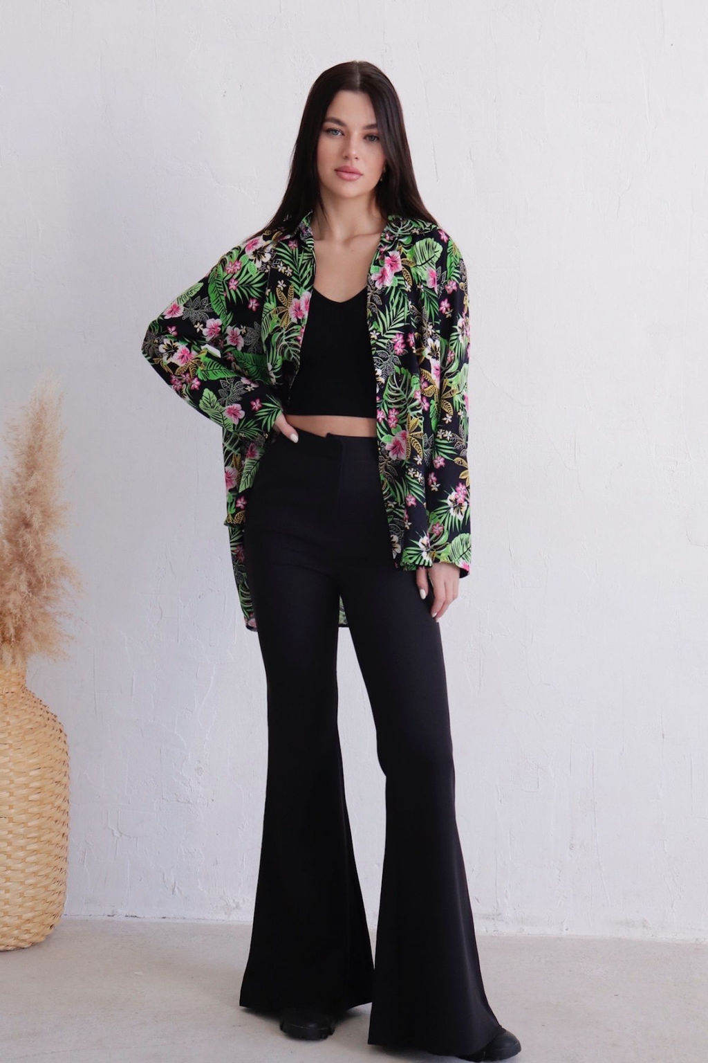 Рубашка с тропическим принтом - Martichelli фото 9