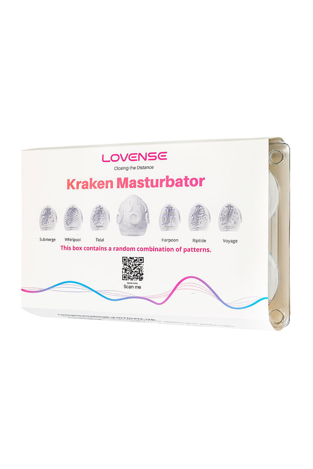 Набор маструбаторов нереалистичных LOVENSE Kraken, TPE ,белый, 6,2 см
