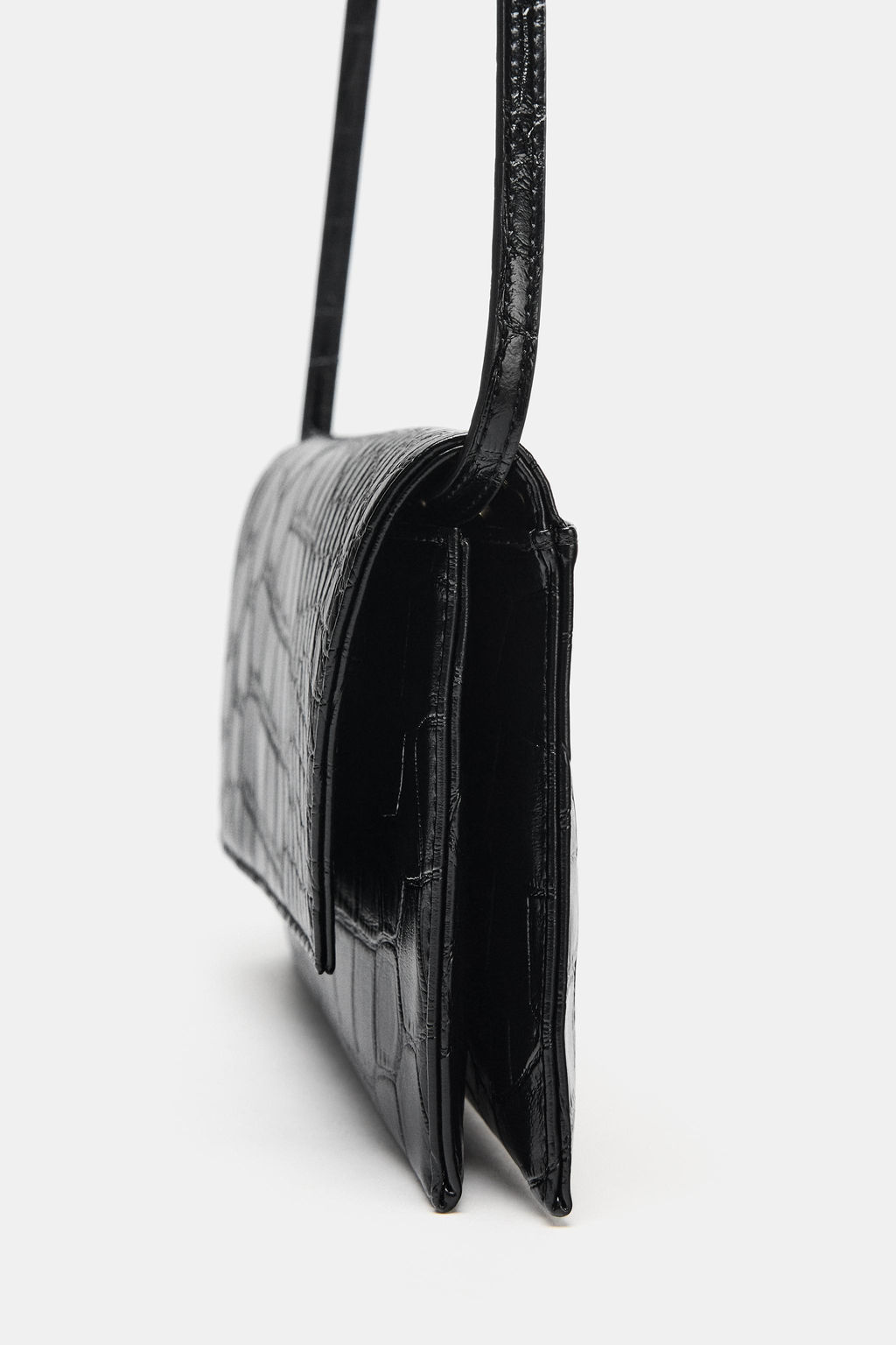 EMBOSSED FLAP BAG - Zara фото 6