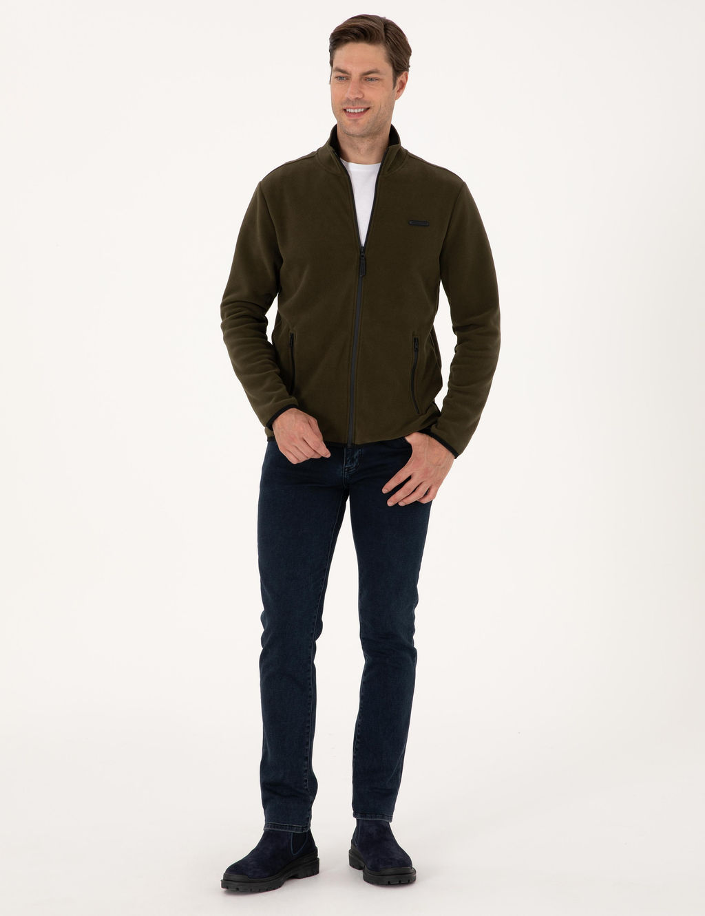 Haki Regular Fit Polar H_rka - Pierre cardin фото 4