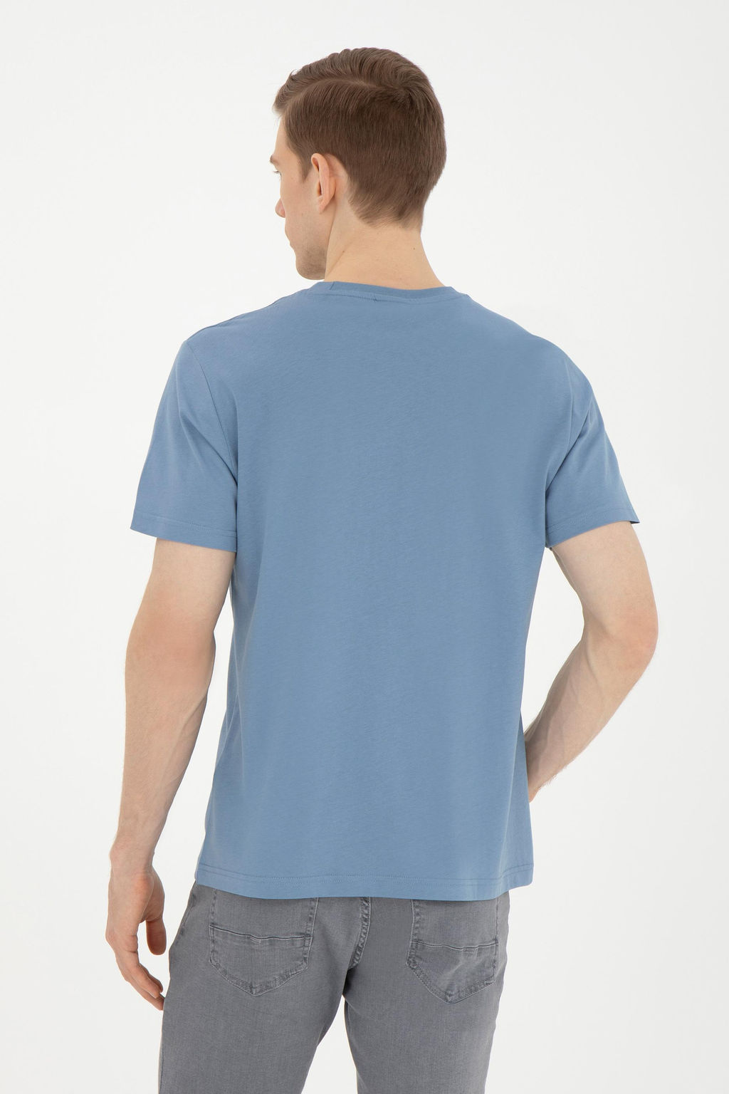 Мужская футболка цвета индиго - U.s. polo assn фото 12