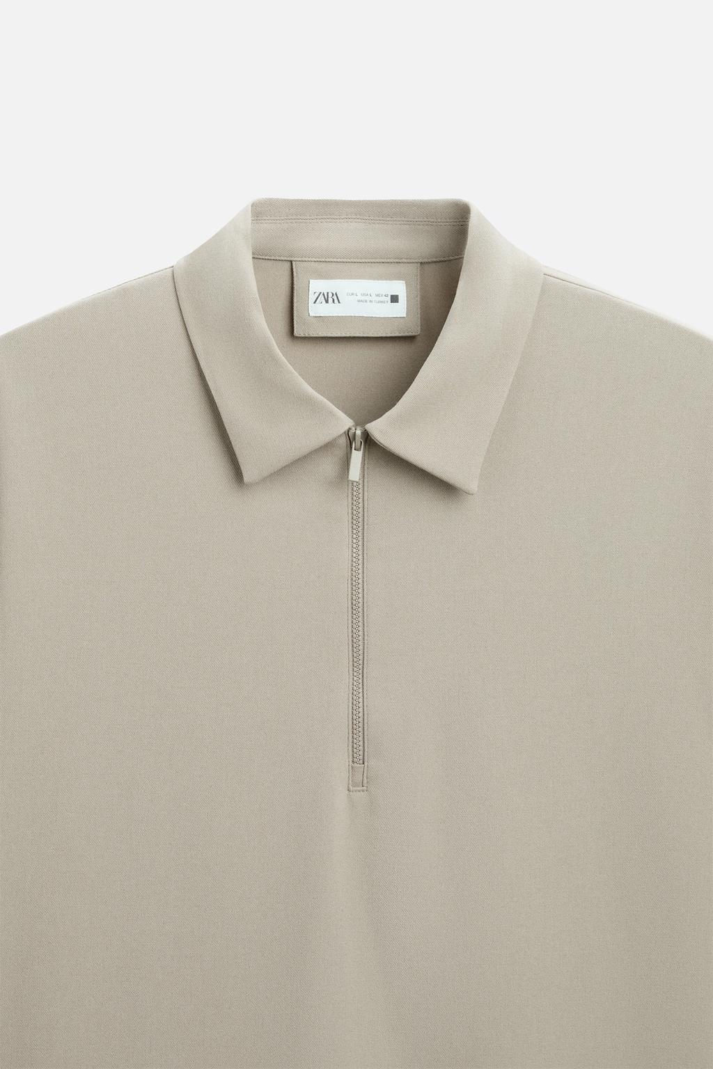 ZIPPED POLO SHIRT - Zara фото 33
