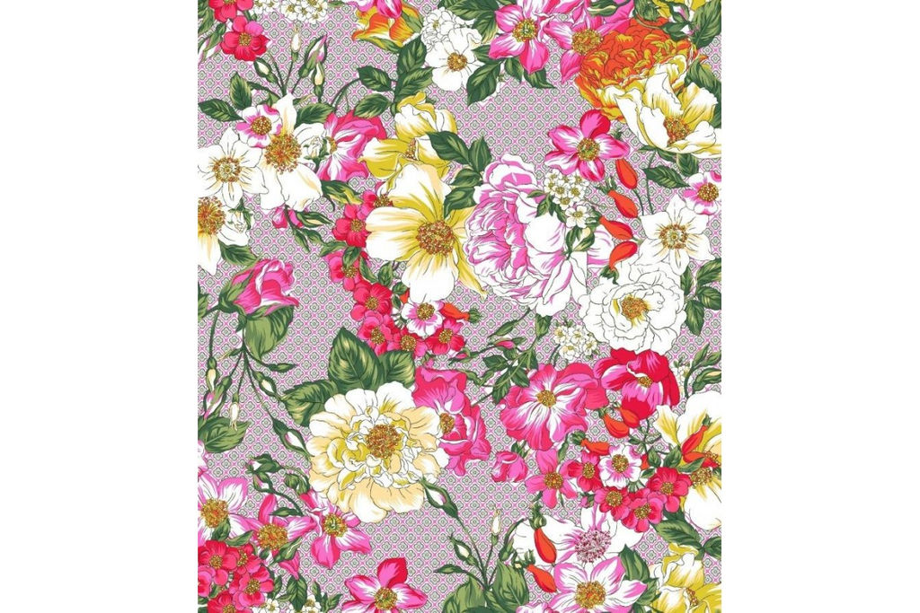 Салфетка-дорожка на стол хлопковая Цветочная феерия рис. 29026 вид 1 тк - Наталья-текстиль фото 3