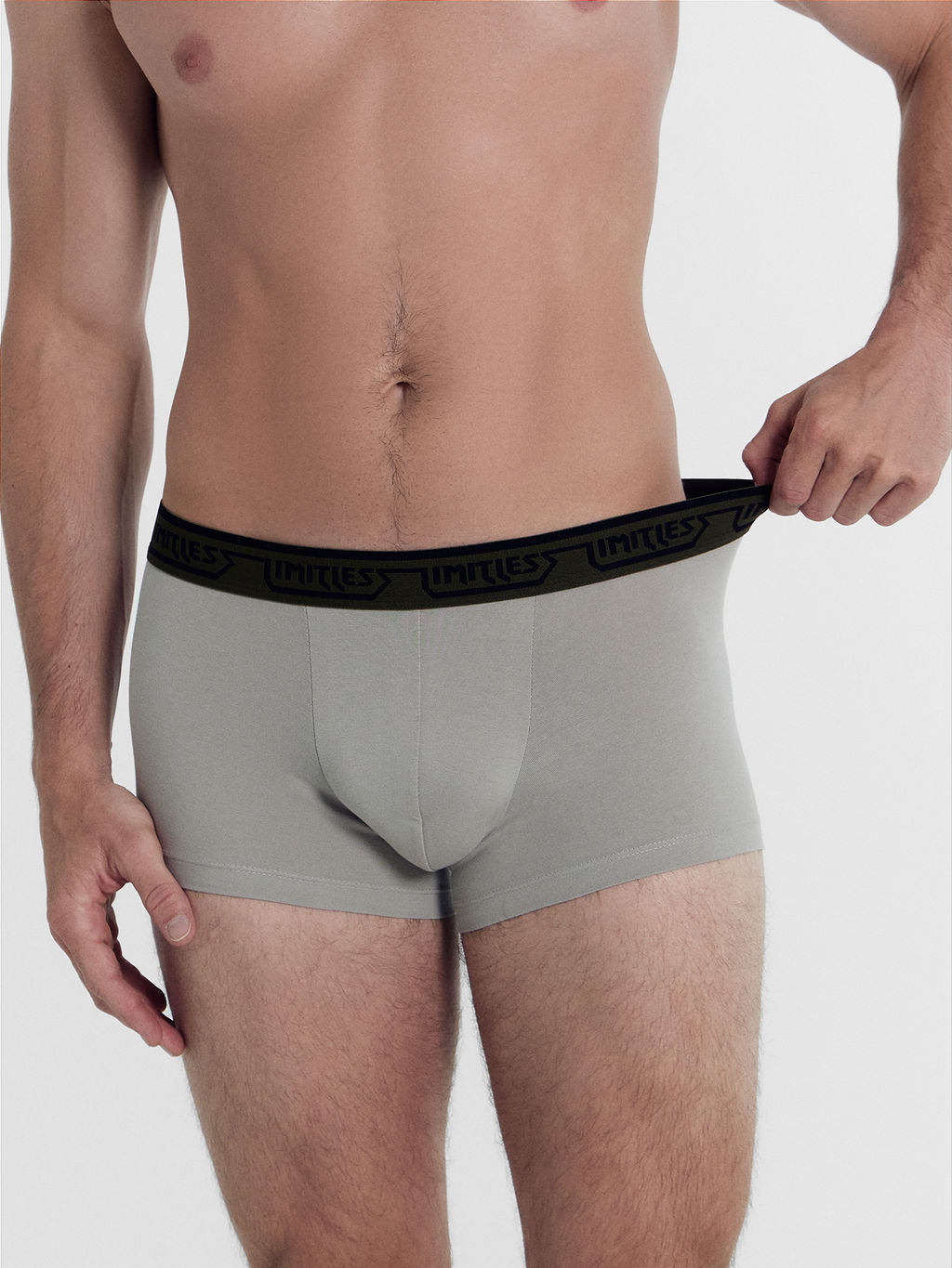 Цена за 2 штуки! Трусы мужские боксеры в сером цвете теплый асфальт 411215 - Mark formelle фото 2