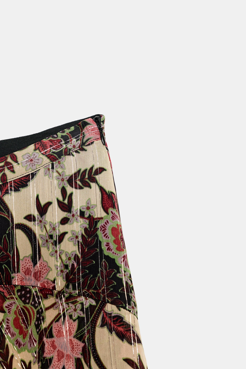 ZW COLLECTION FLORAL PRINT SKIRT - Zara фото 6
