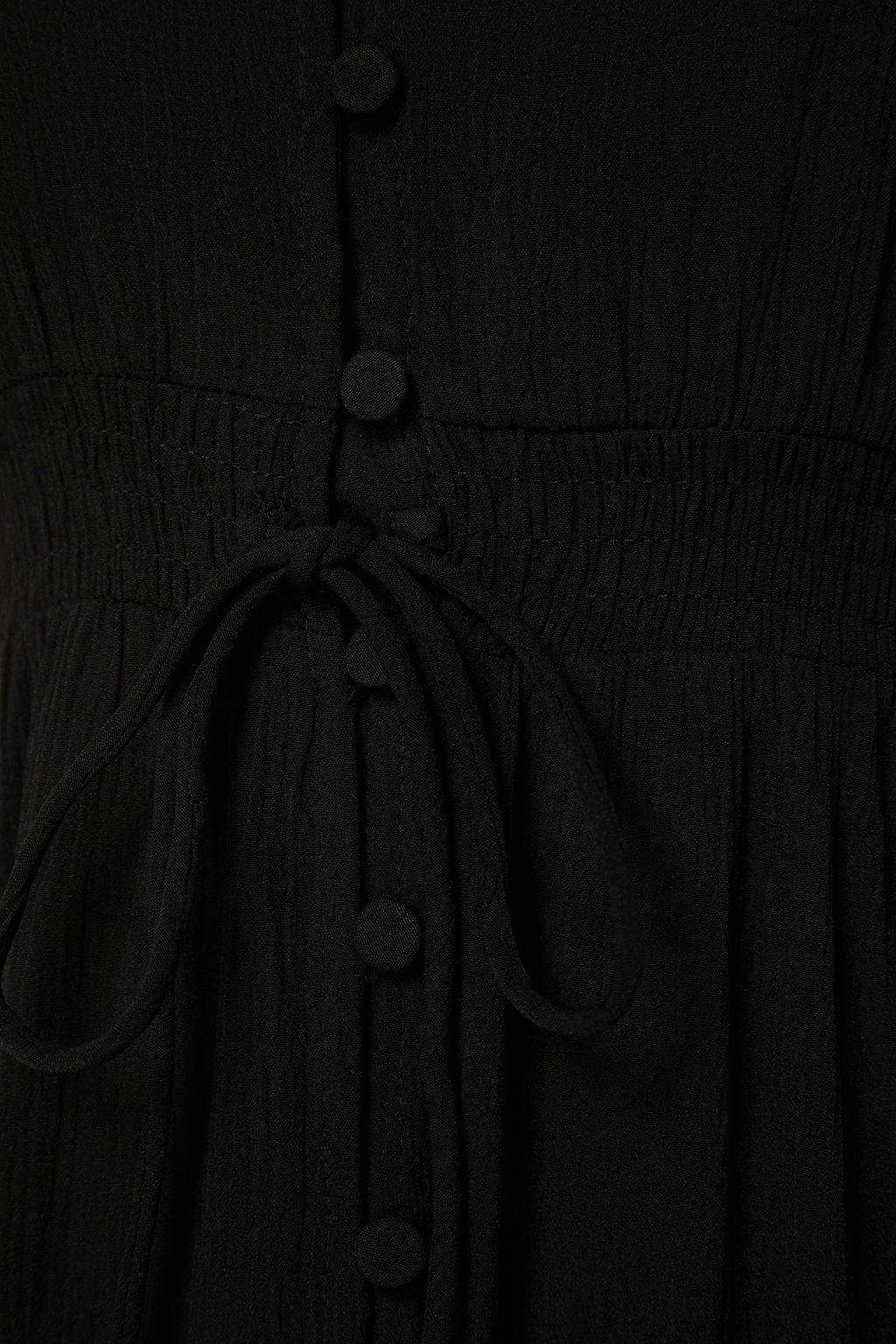 TRENDYOLMILLA Siyah Maxi Dokuma F?rf?rl? Plaj Elbisesi TBESS24EL00092 фото 8