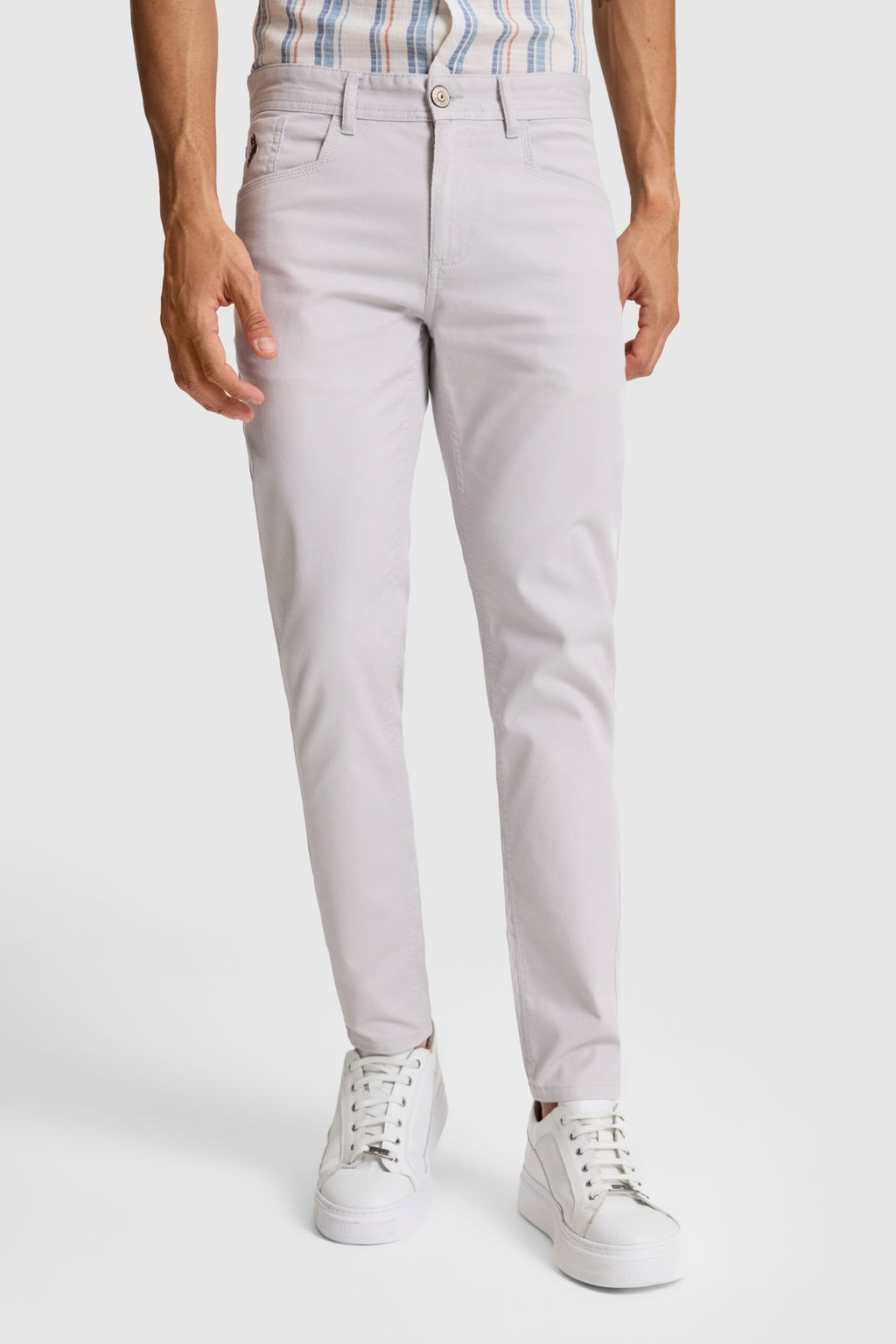 Erkek A__k Gri Kanvas / Chino Pantolon - U.s. polo assn фото 2