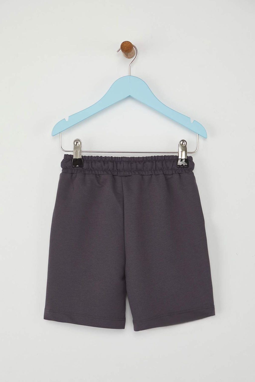 Siyah-K?rm?z? 2li Erkek Cocuk Pamuklu Basic Orme Sort & Bermuda TKDSS25SR00003 - Trendyolmilla фото 11