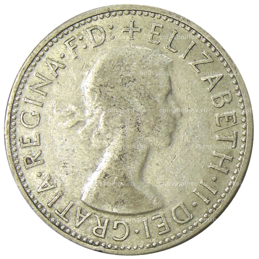 1 флорин (2 шиллинга) 1954 года Австралия Королевский визит Елизаветы II