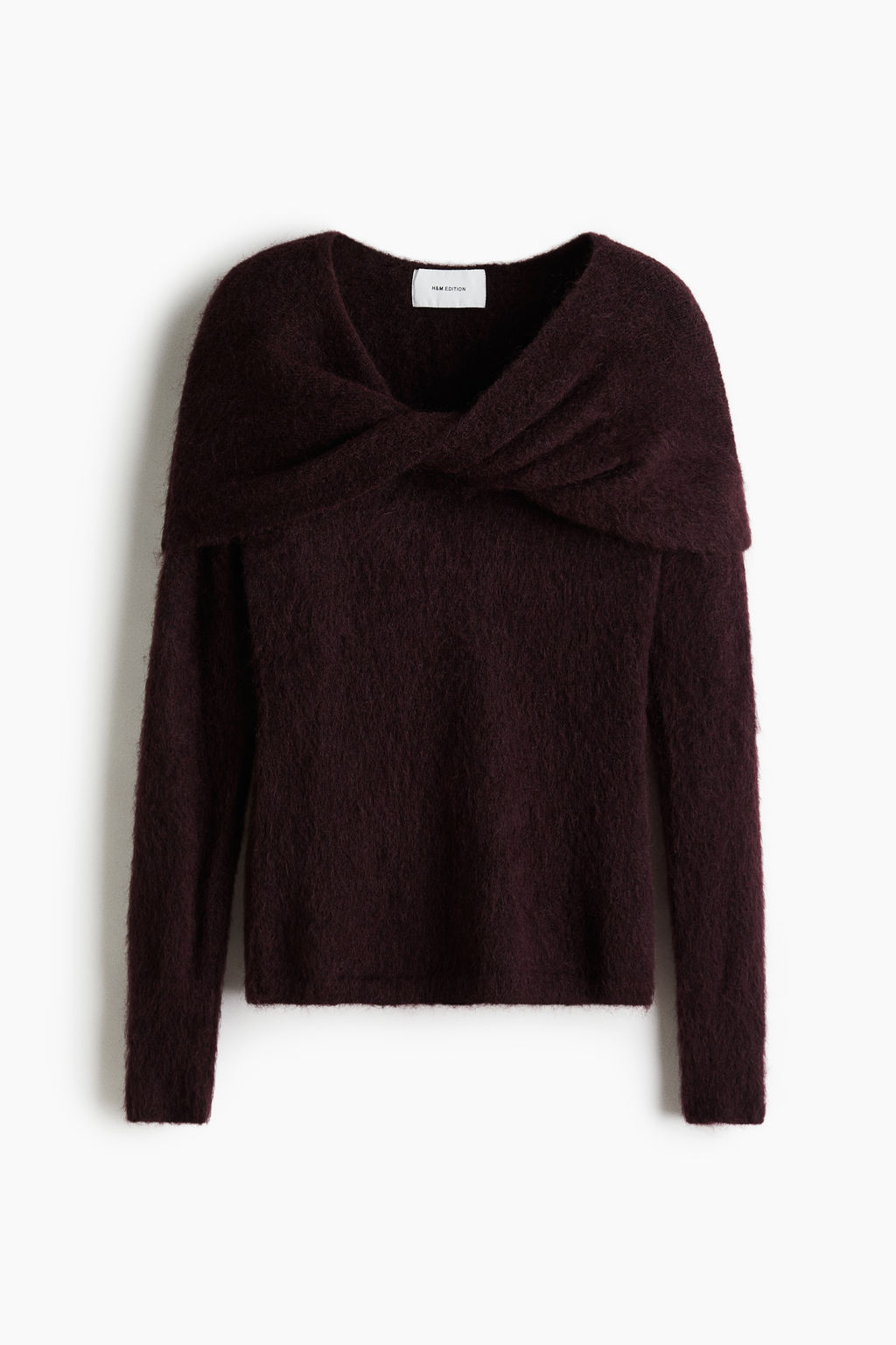 Top en mezcla de mohair con detalle girado - H&m фото 2