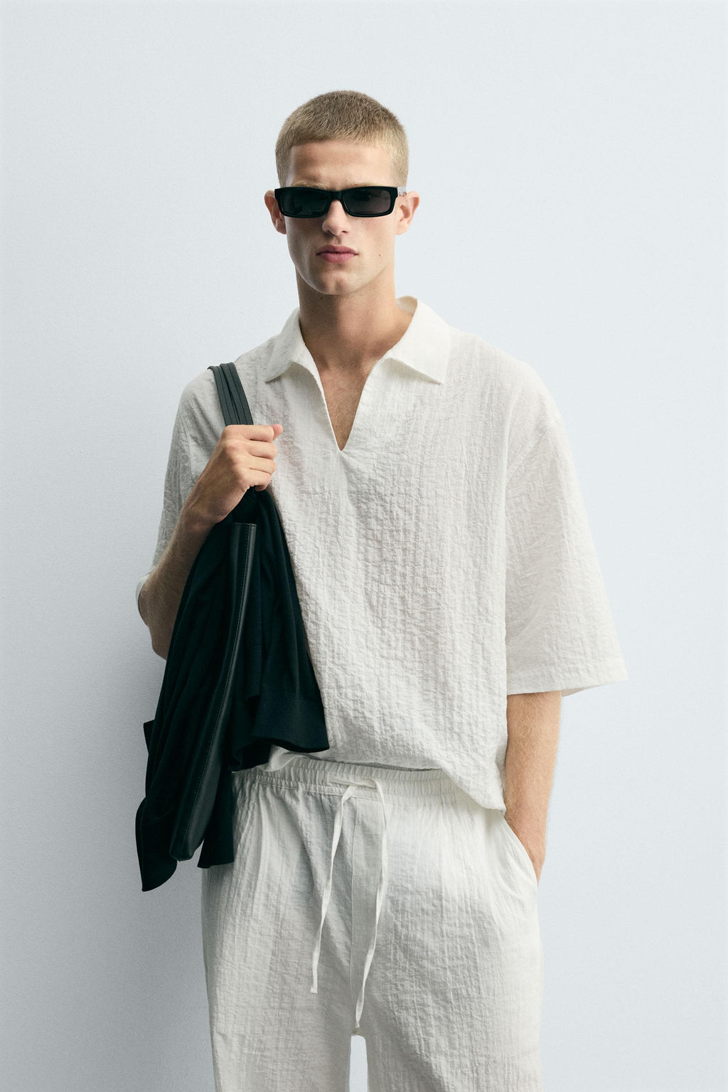 TEXTURED POLO SHIRT - Zara фото 10