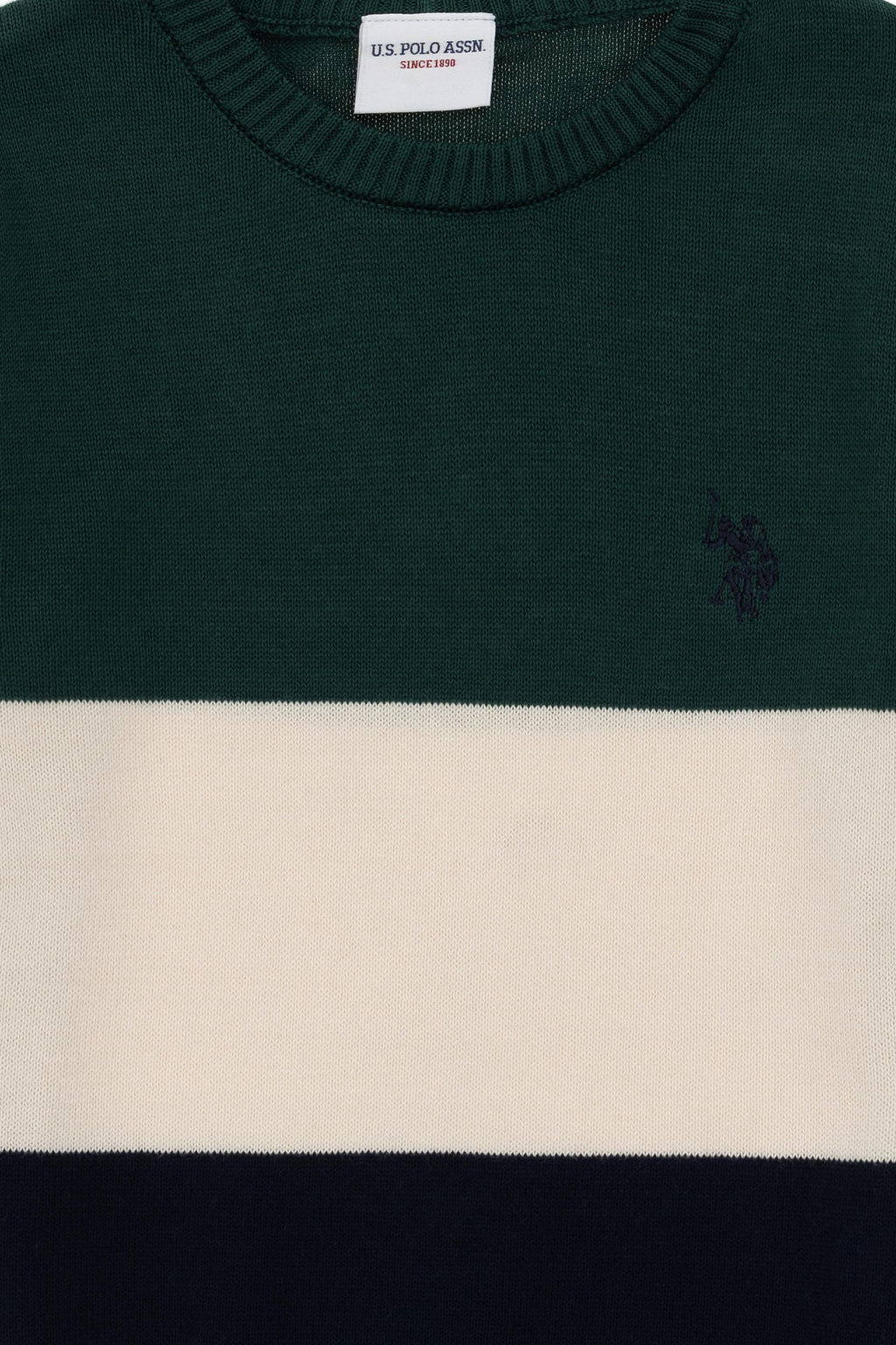 Темно-зеленый свитер для мальчика Неожиданная скидка в корзине - U.s. polo assn фото 3