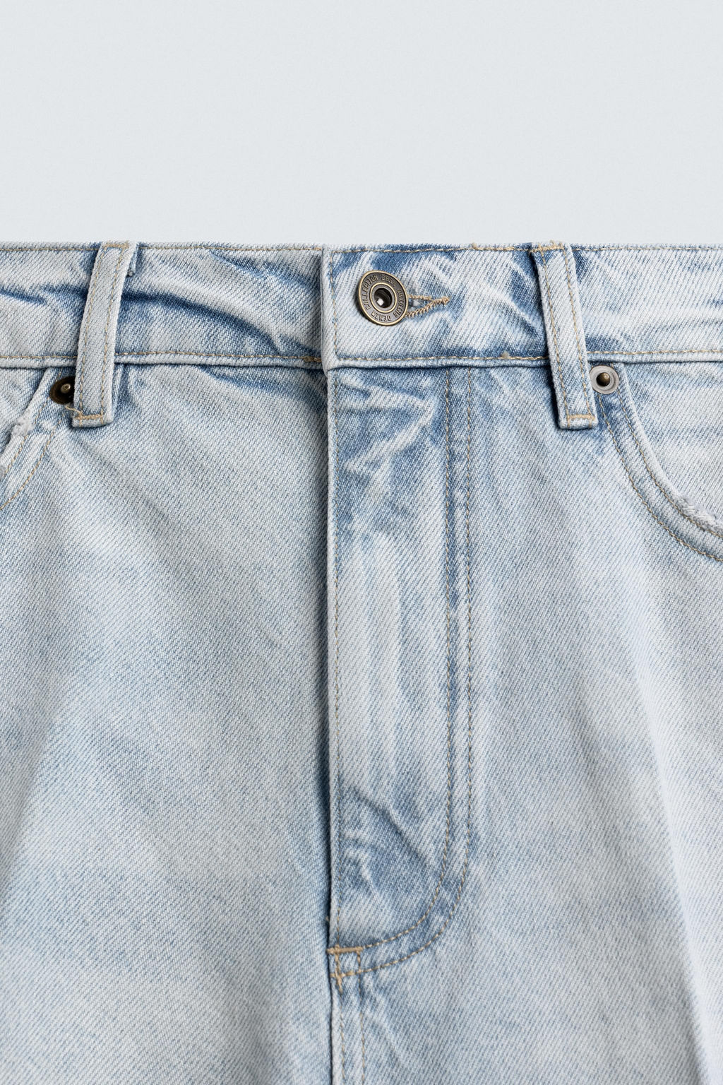 JEANS STRAIGHT ANKLE FIT / Azul cielo - Zara фото 10