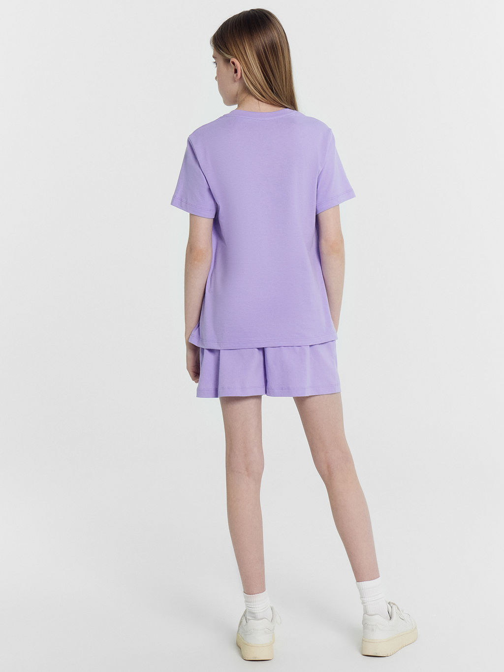 Футболка для девочек фиолетовая с печатью - Mark formelle фото 5