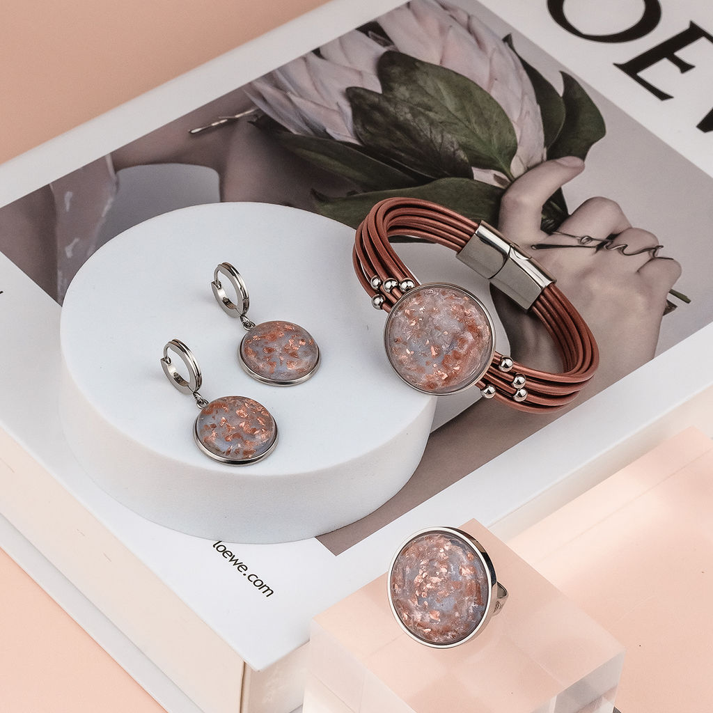 Серьги из муранского стекла LOVELY LS3536 - Vloes фото 4