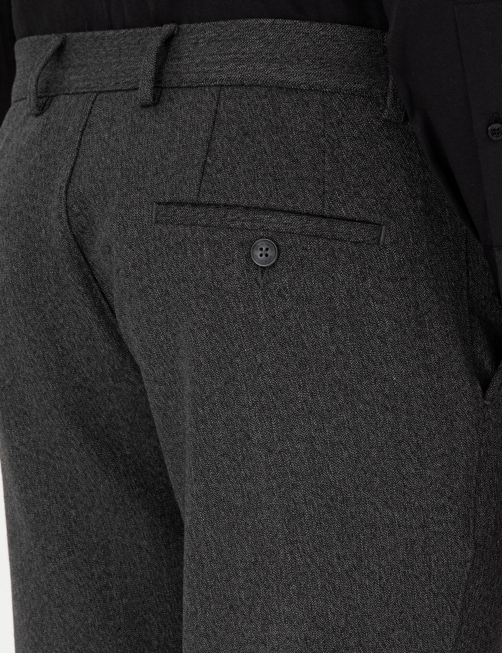Antrasit Slim Fit Kuma_ Pantolon