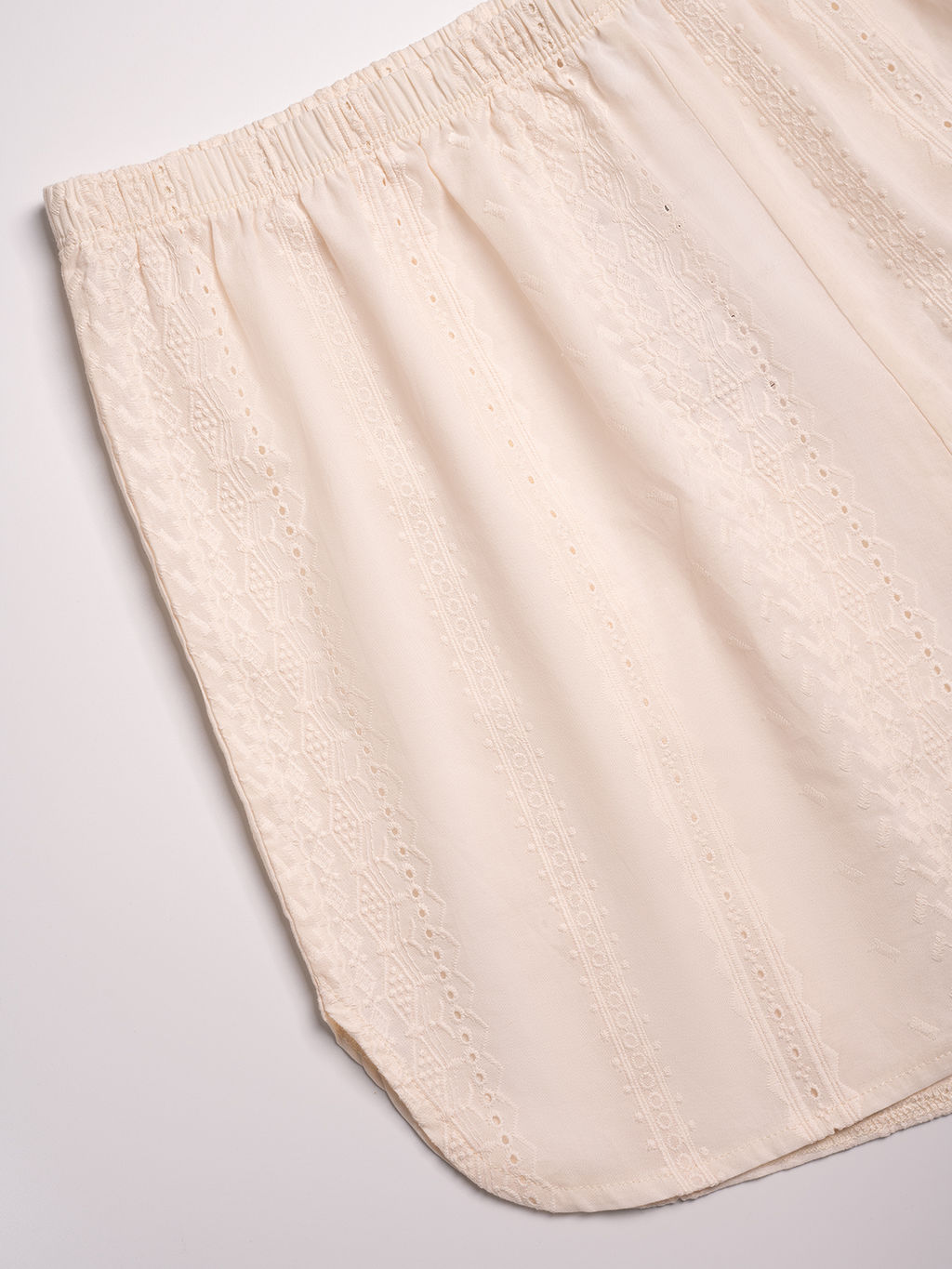 Пижама домашняя женская Indefini 5044TBD молочный хлопок  фото 15