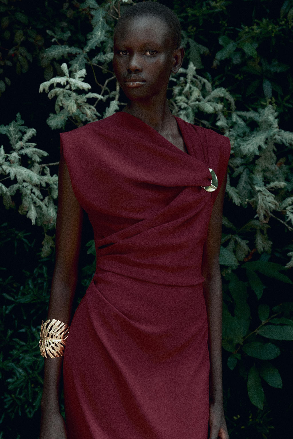 GOLD APPLIQUE MIDI DRESS - Zara фото 15