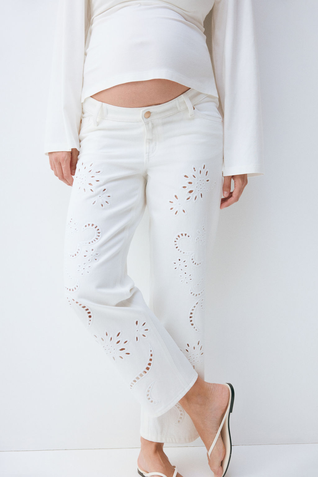 MAMA Straight Ankle Jeans - H&m фото 4