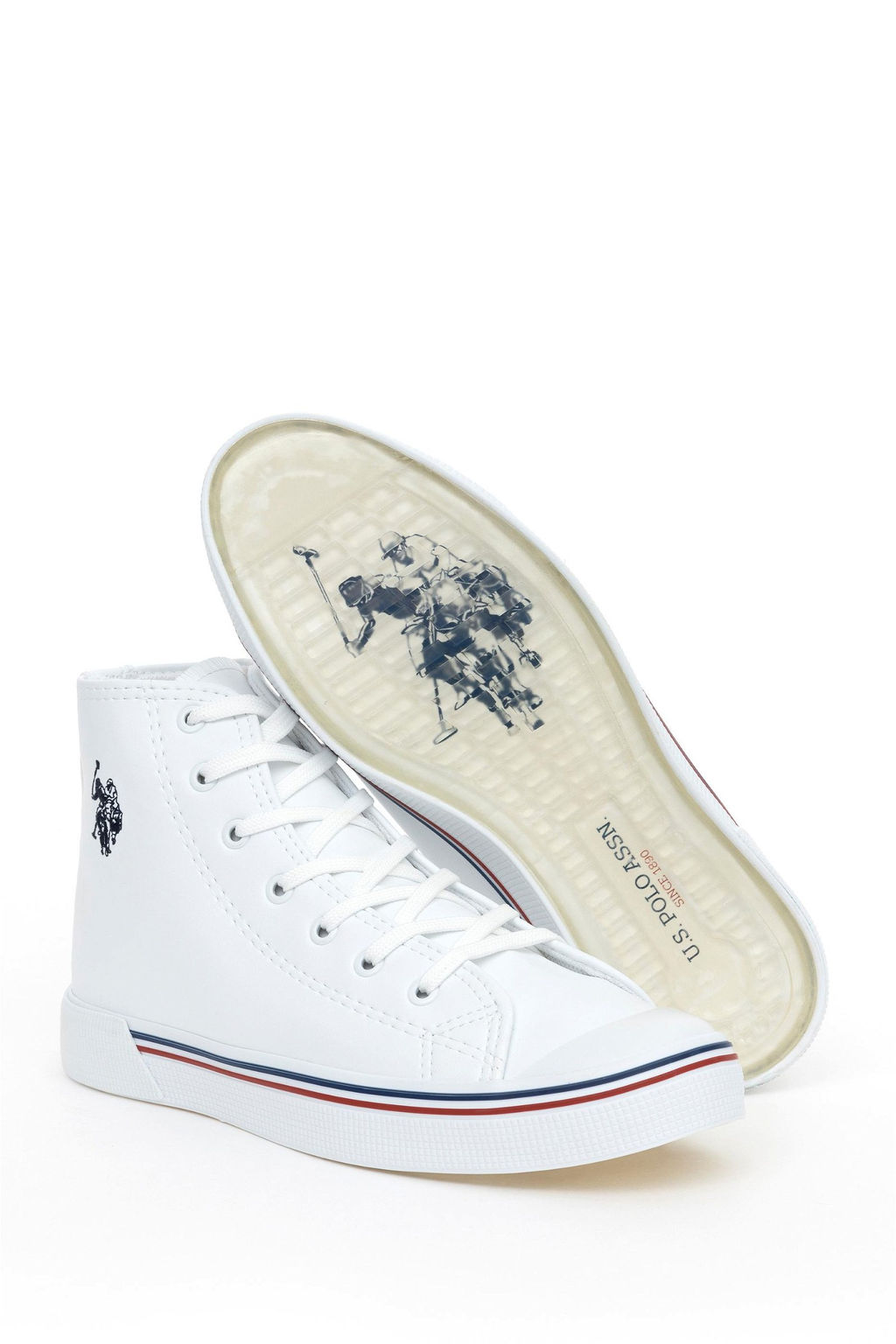 U. S. Polo Assn Мужская белая спортивная обувь - U.s. polo assn фото 5