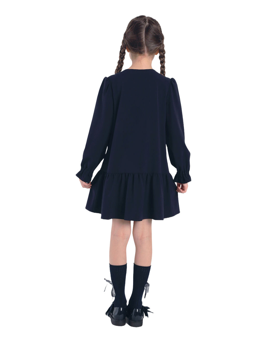 Школьное платье для девочки О77053 - Карамелли фото 4