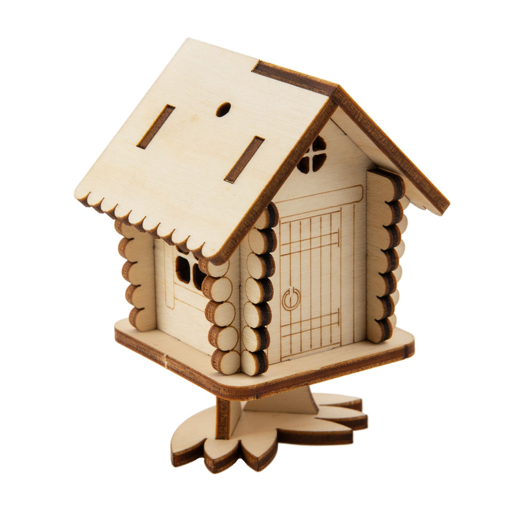 Заготовка для декорирования Mr. Carving КЛ-14 Заготовка Сказочная избушка фанера 5 х 5 х 7.5 см