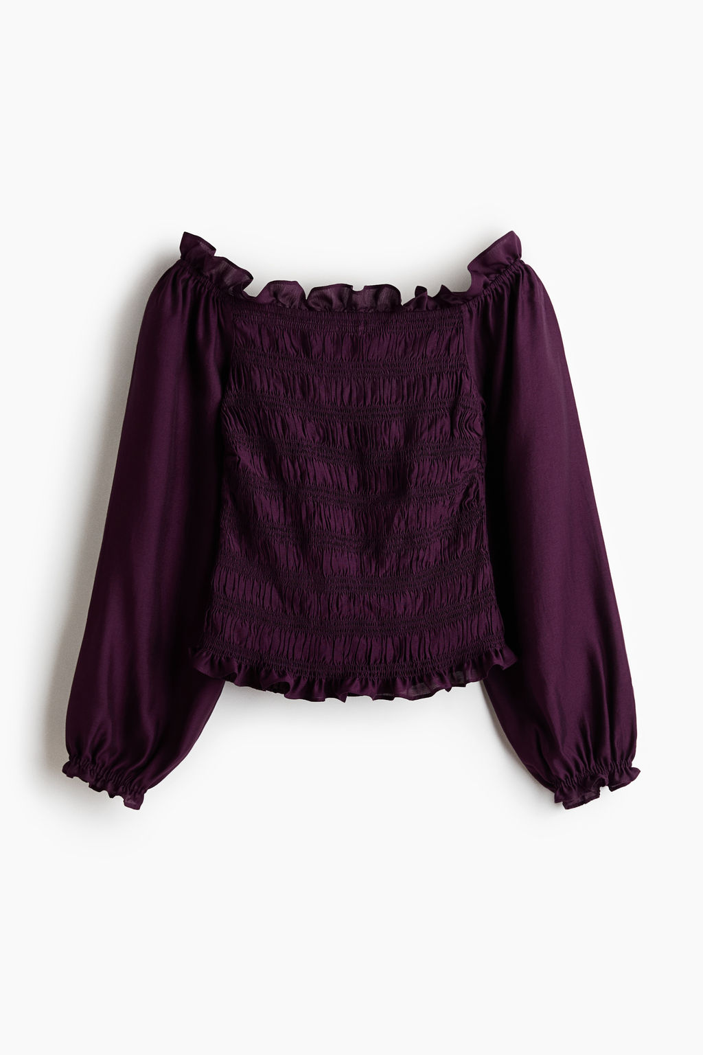 Blusa off-the-shoulder fruncida - H&m фото 2