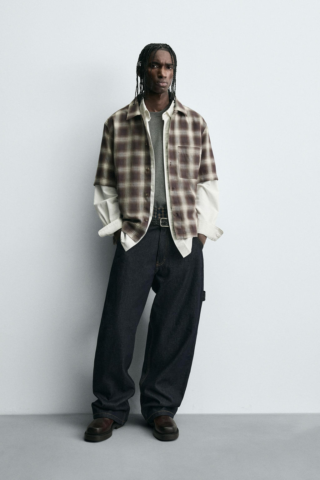 CHECK OVERSHIRT