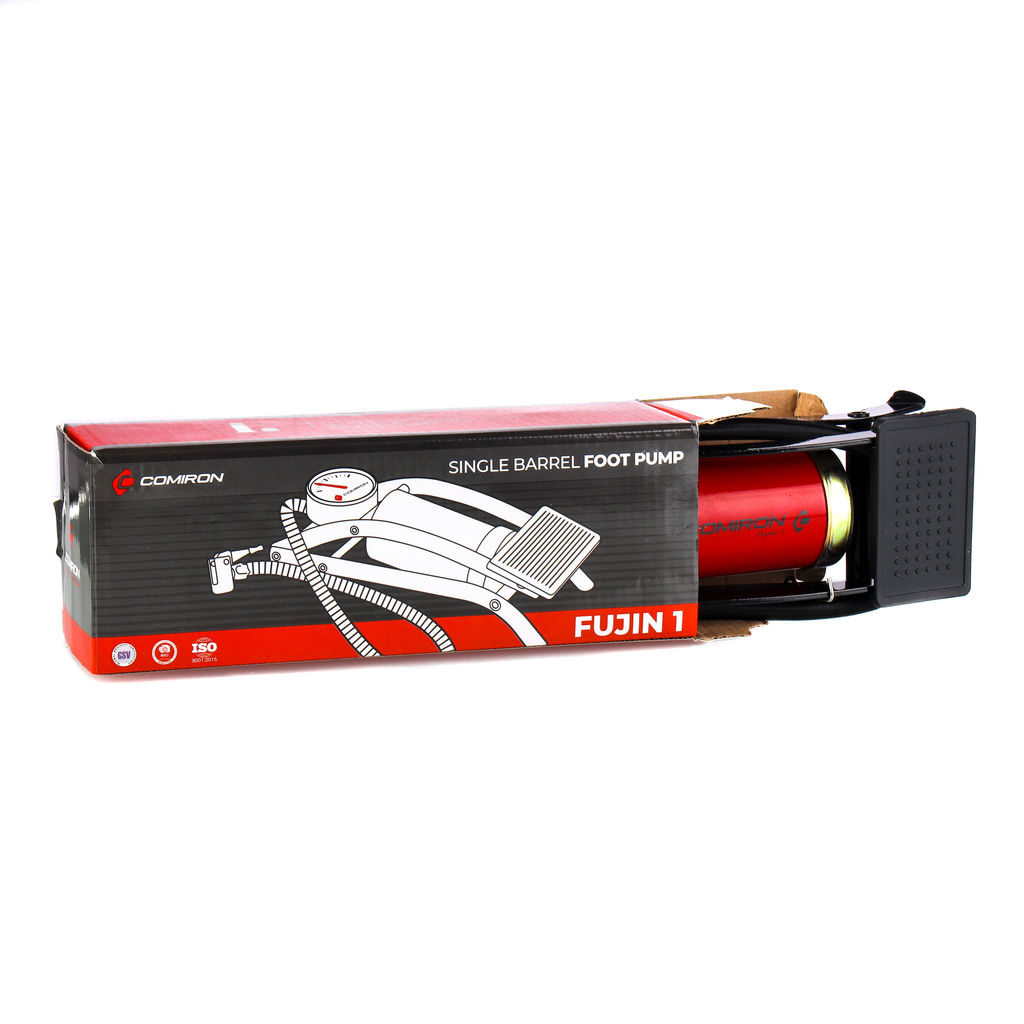 Насос ножной с манометром COMIRON FUJIN 1, однопоршневой, стальной корпус, 55*110мм. /уп 20/ - Галеонтрейд фото 24