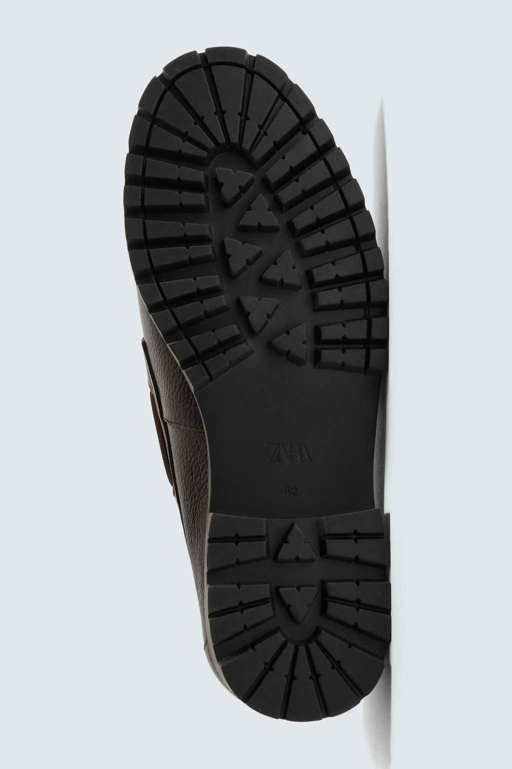 ZAPATO N?UTICO PIEL / Marr?n - Zara фото 7