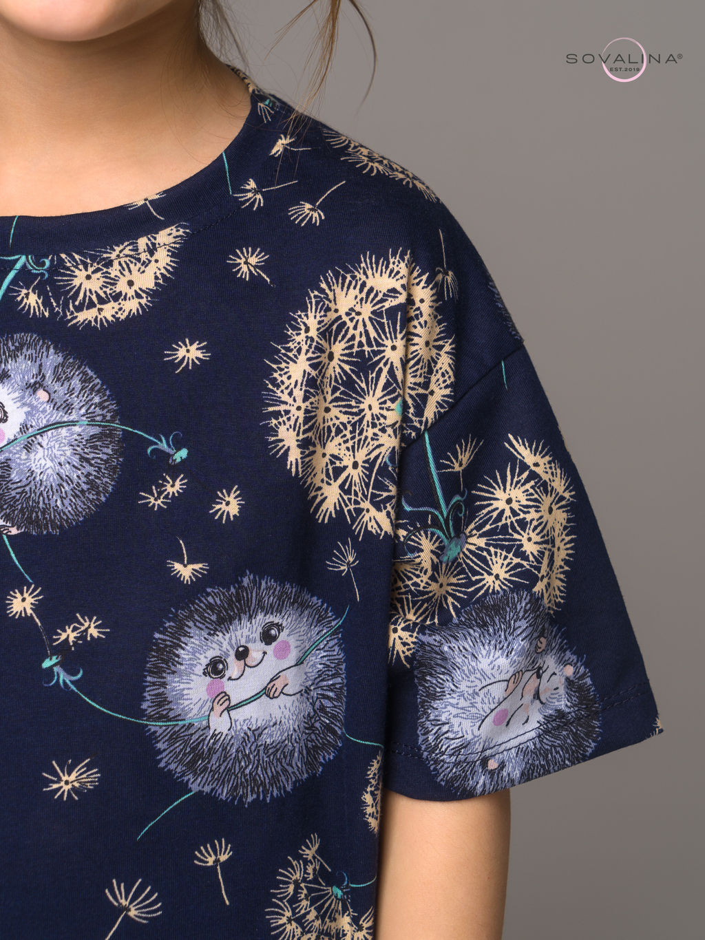 Костюм Мун ежик с одуванчиком-индиго - Sovalina фото 4