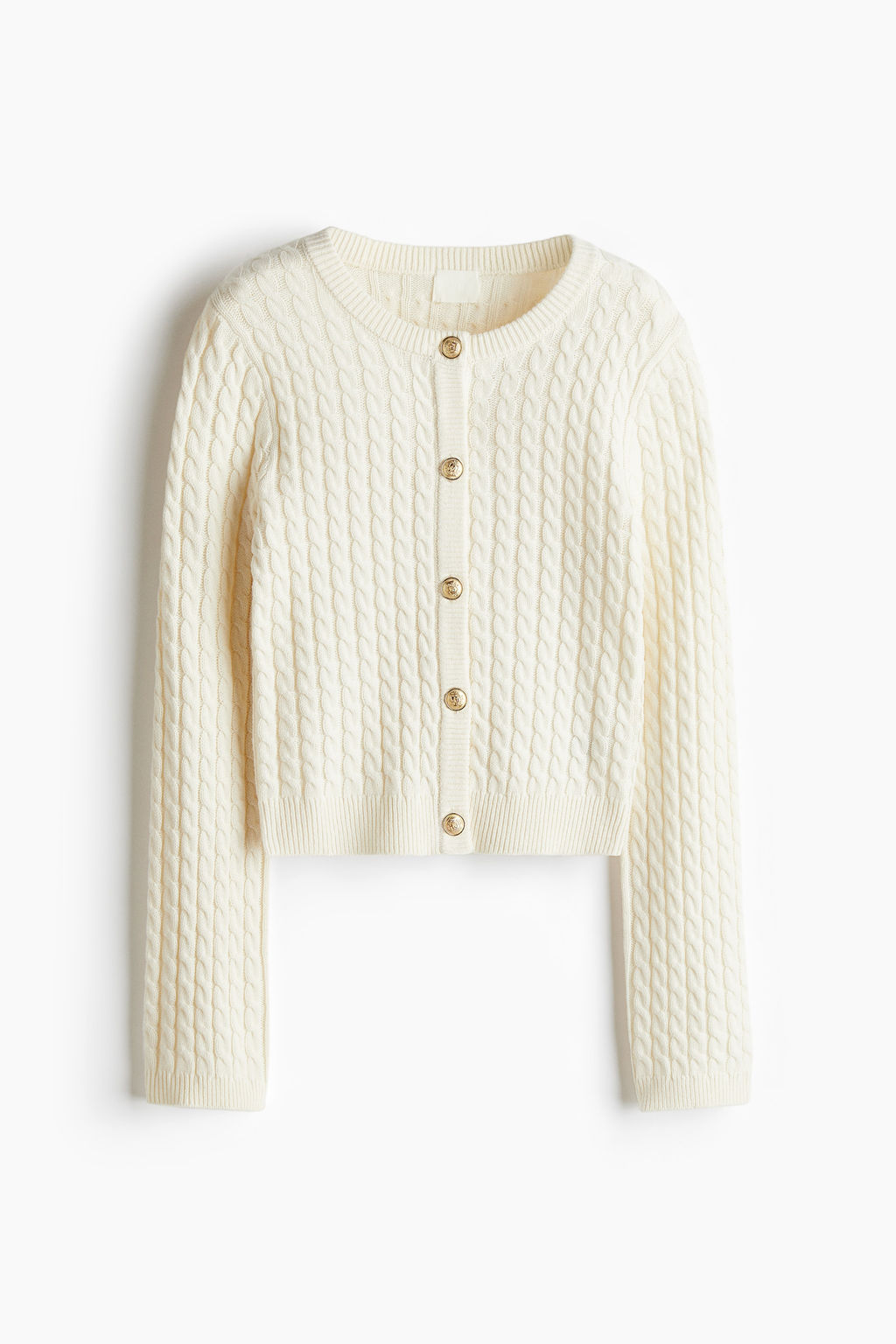 C?rdigan en punto trenzado - H&m фото 4