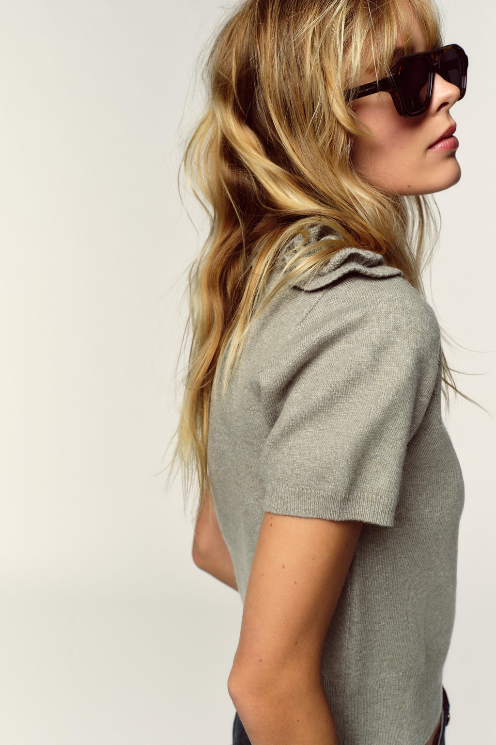 FLORAL KNIT SWEATER - Zara фото 3