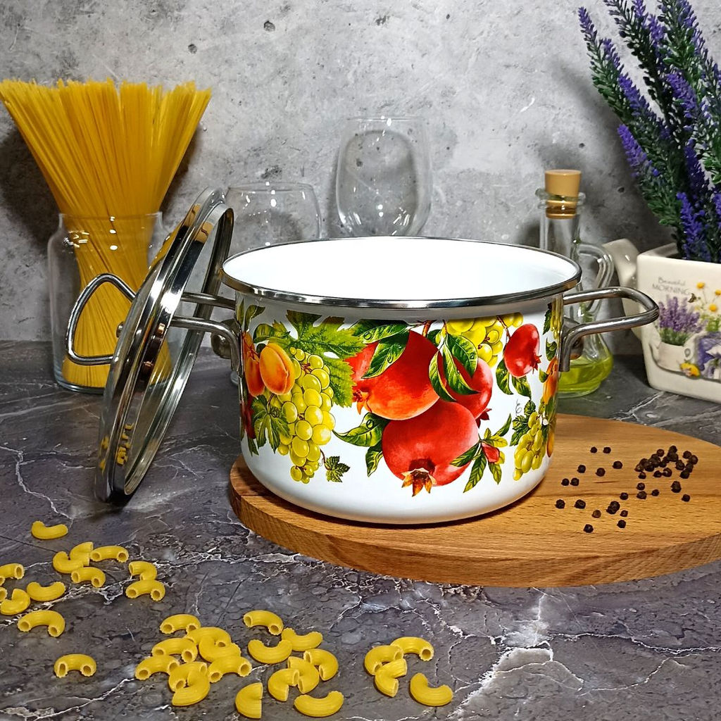 Кастрюля 3,0л Гранада белосн. 1SD185S