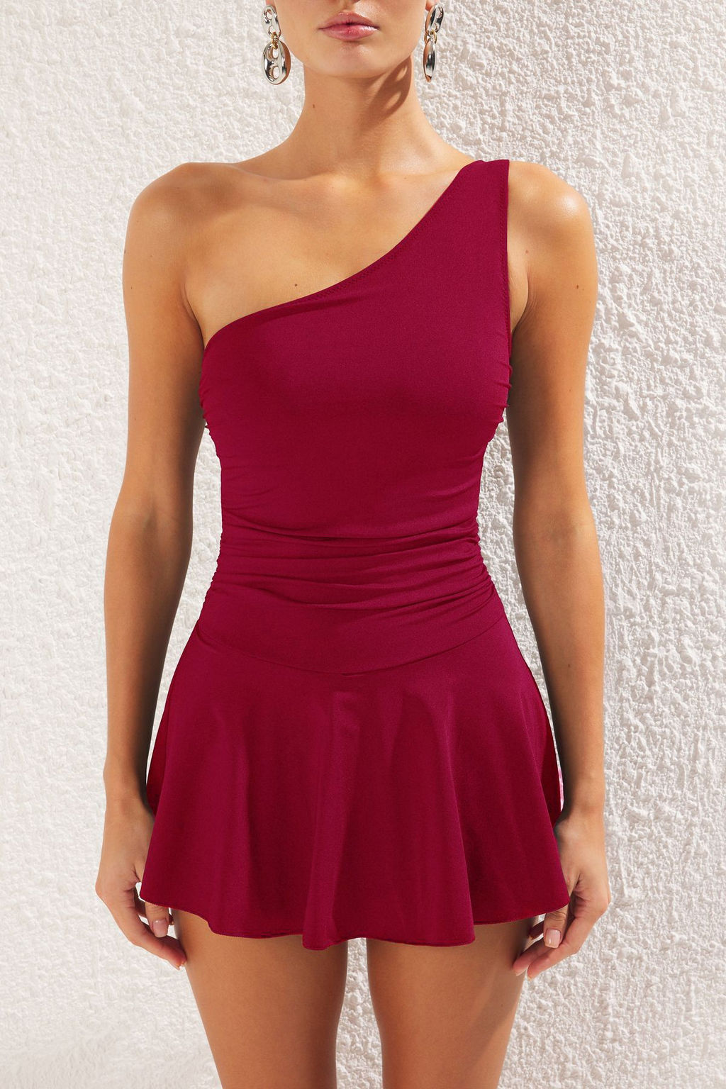 TRENDYOLMILLA Siyah Elbise Etekli Regular Mayo TBESS25MA00061  фото 22