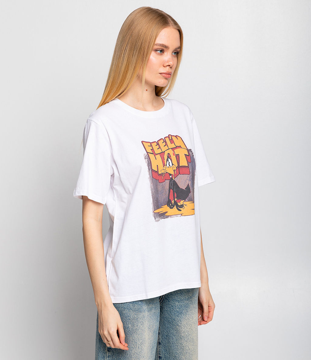 Футболка #КТ2045, белый - Dommod фото 2