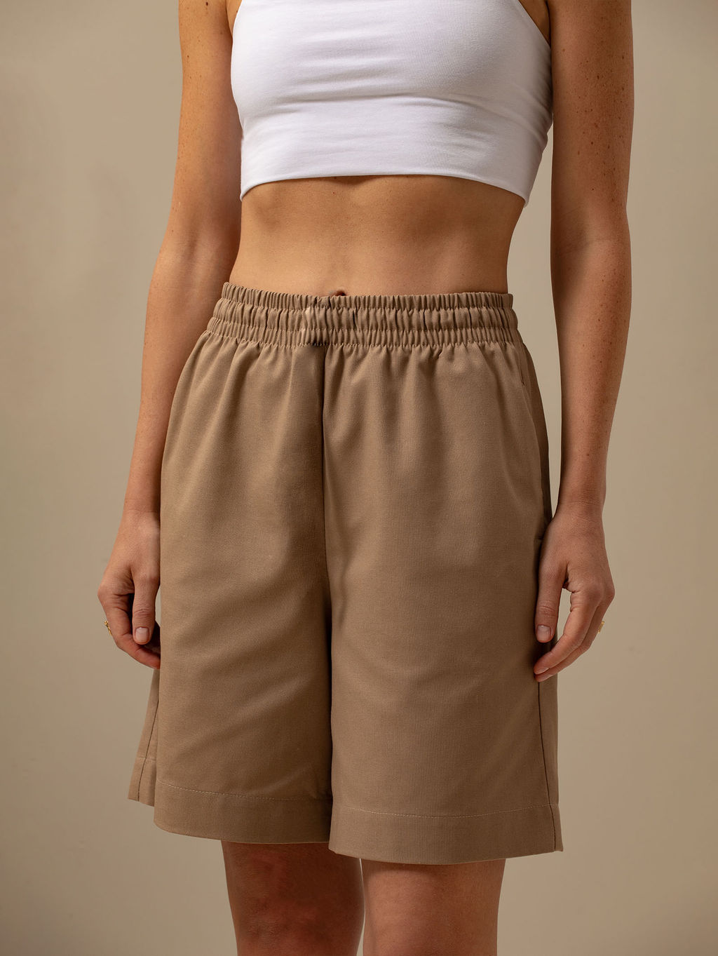 Шорты женские Фантазия New Бежевый М-14Ш MODAMICA