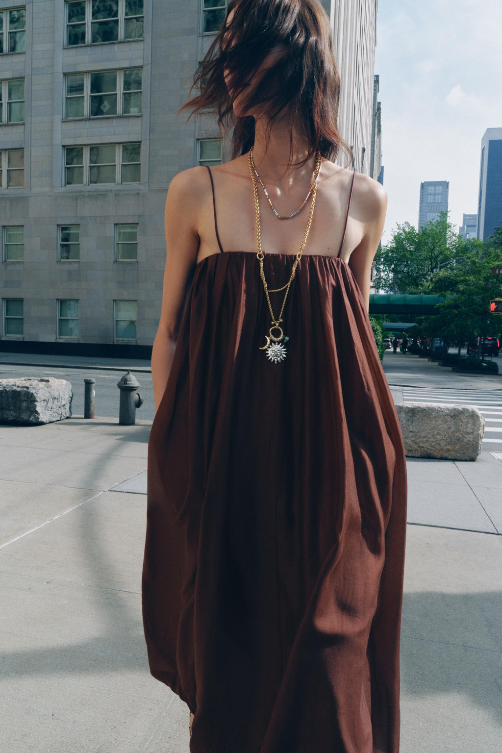 ZW COLLECTION MULTI-POSITION BALLOON DRESS - Zara фото 21