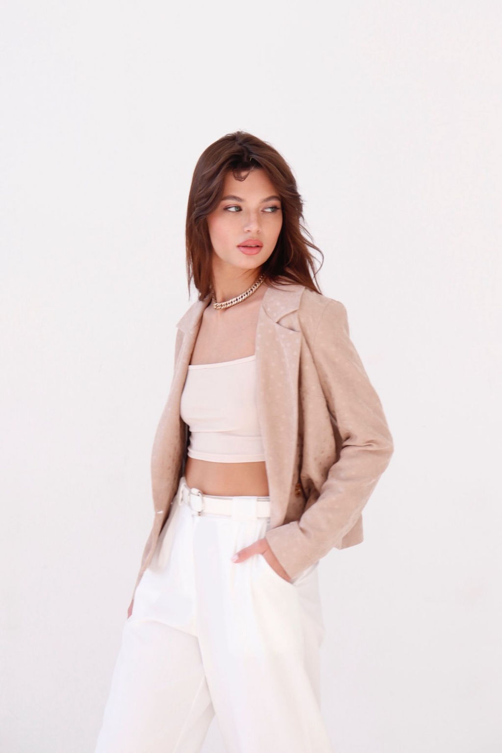 Двубортный жакет с английским воротником - Martichelli фото 46