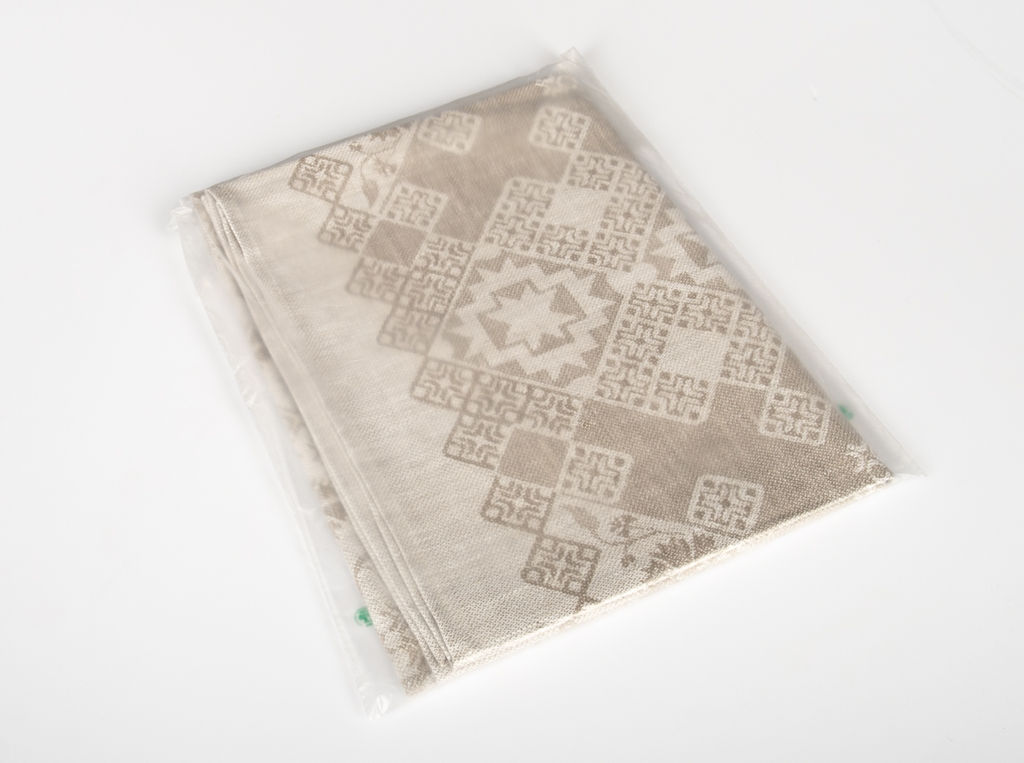 23С105-ШР Скатерть 100*100 Янина цв. 133 рис. 301 - Суконная фабрика фото 3