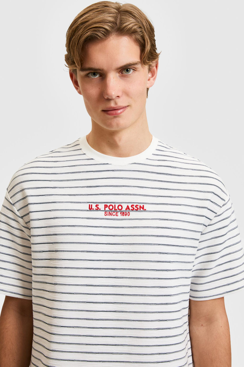 Erkek Comfort Fit Bisiklet Yaka Lacivert Ti__rt