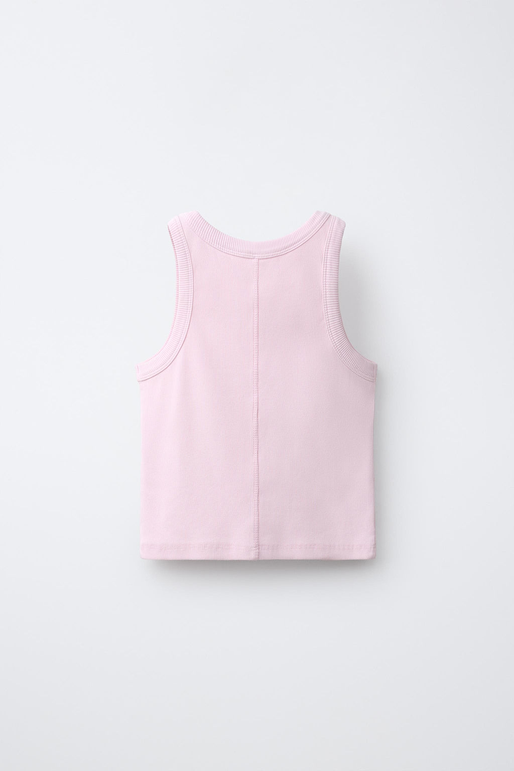 CONJUNTO RIB LAVADO CAMISETA NADADORA Y BERMUDA / Rosa - Zara фото 3