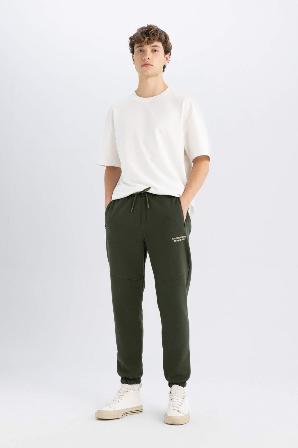 Regular Fit Jogger Esofman Alt? Fermuar Cepli Lastikli Paca - Defacto фото 9