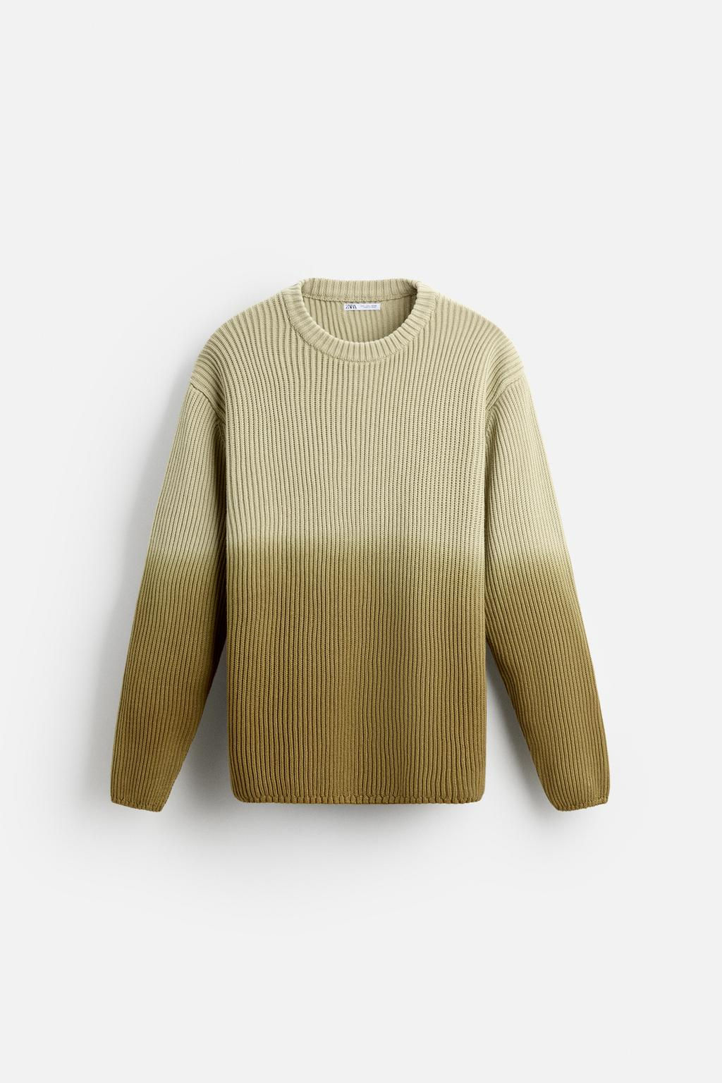 GRADIENT RIBBED SWEATER - Zara фото 6