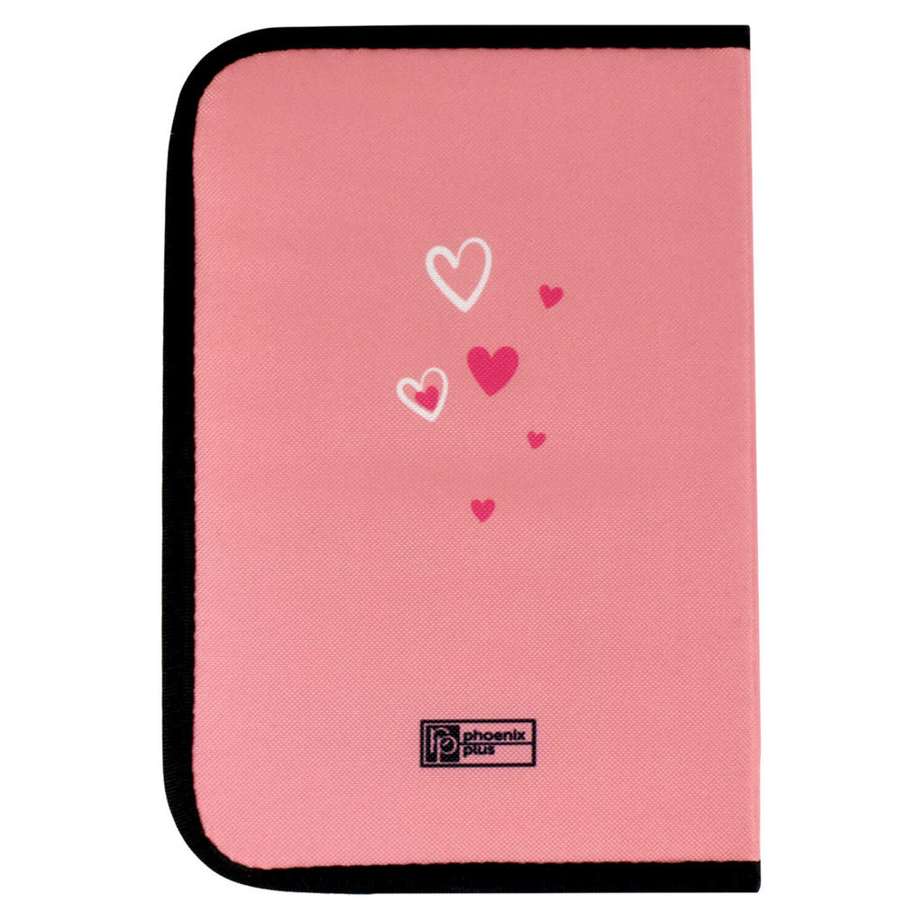 Пенал школьный, арт.53965/ 24 ХОРЕК (без наполнения, 13.3x20x3.5 cм, полиэстер, молния, полноцветная