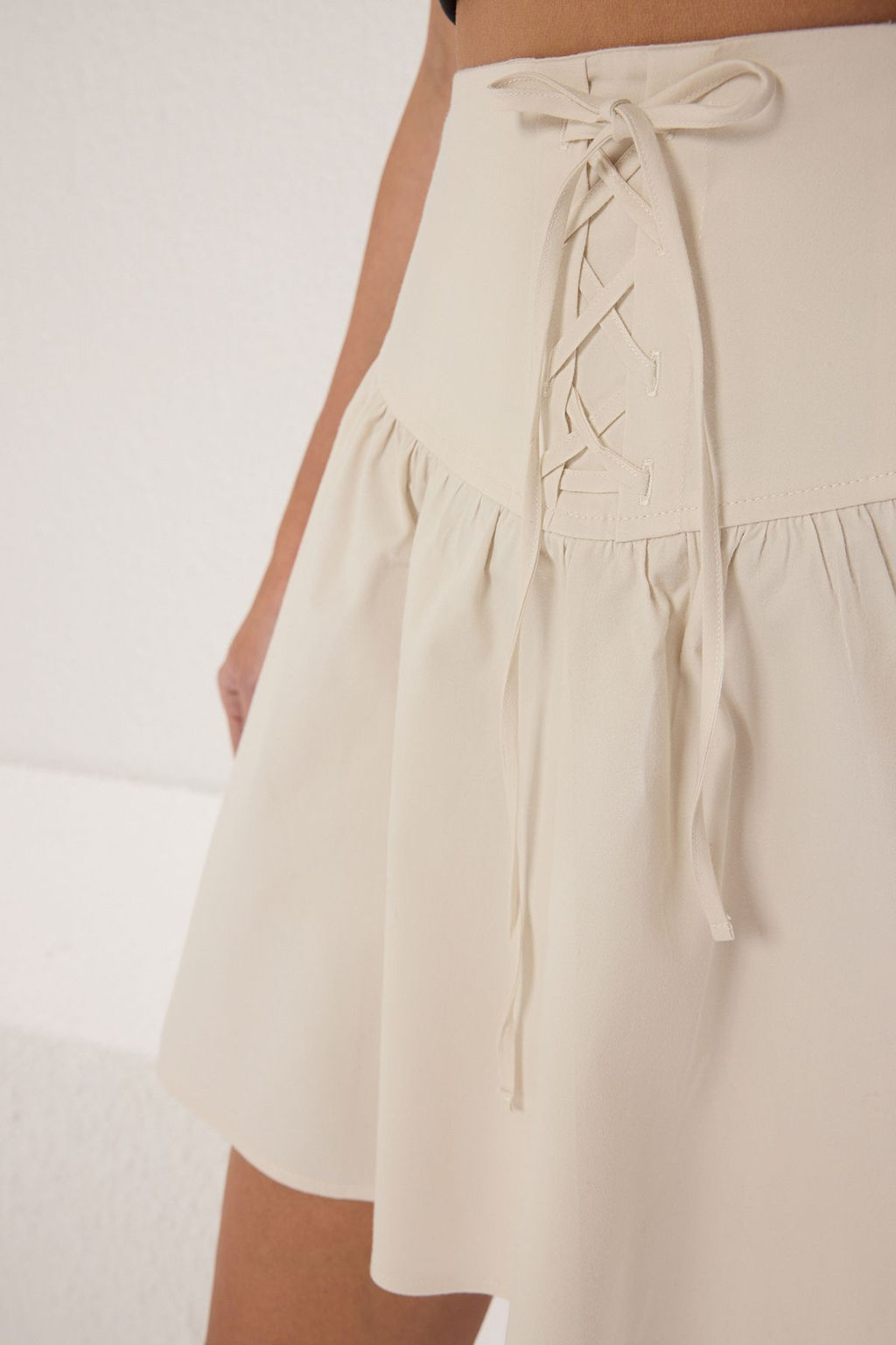 TRENDYOLMILLA Vizon Dokuma Klos Etek TWOSS25ET00121  фото 2